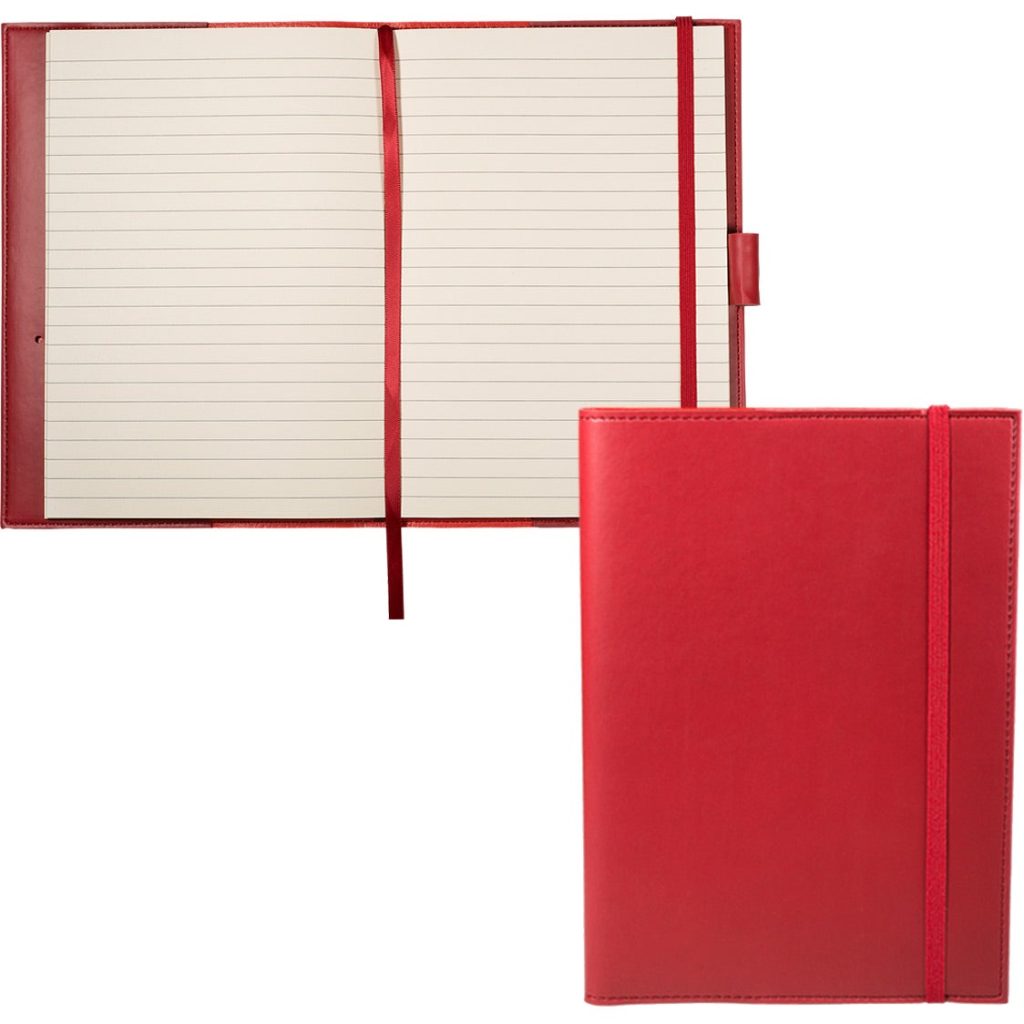 Customized Tuscany Refillable Journals - Promotional Pens Singapore - Gifts VV Available in 7 exciting item colors 客製 - Promotional Pens Singapore - Gifts VV Red Tuscany Refillable Journal
