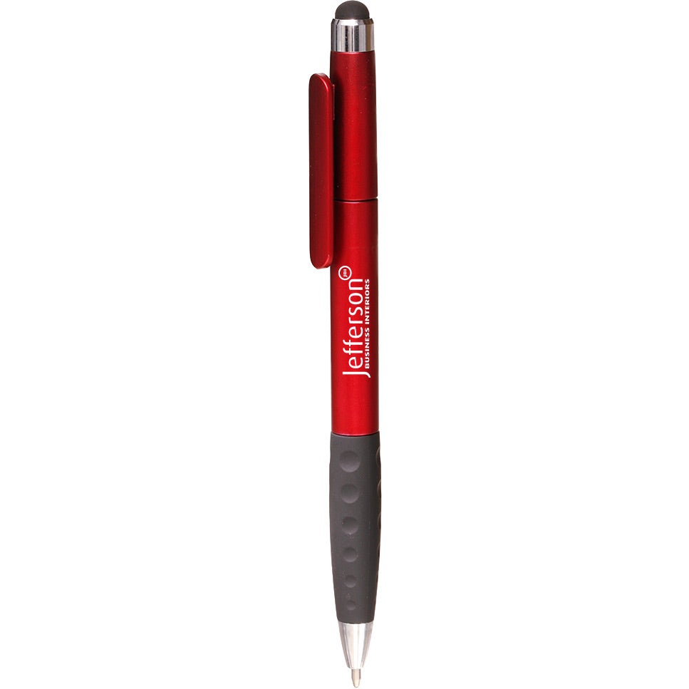 Promotional Twist Plastic Stylus Pens - Promotional Pens Singapore - Gifts VV Available in 4 amazing item colors 客製 - Promotional Pens Singapore - Gifts VV Red Twist Plastic Stylus Pen
