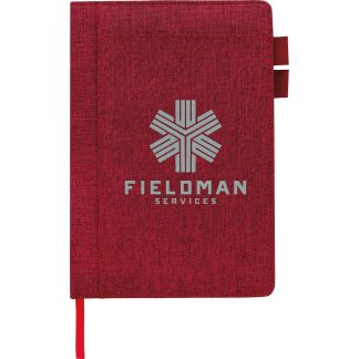 Burgundy Two-Pocket Journal