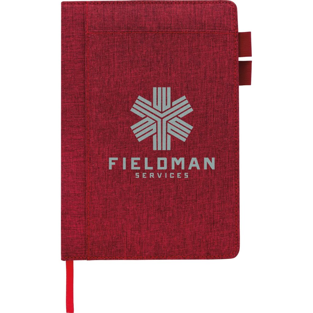 Promo Two-Pocket Journals - Promotional Pens Singapore - Gifts VV Available in 3 amazing item colors 客製 - Promotional Pens Singapore - Gifts VV Burgundy Two-Pocket Journal