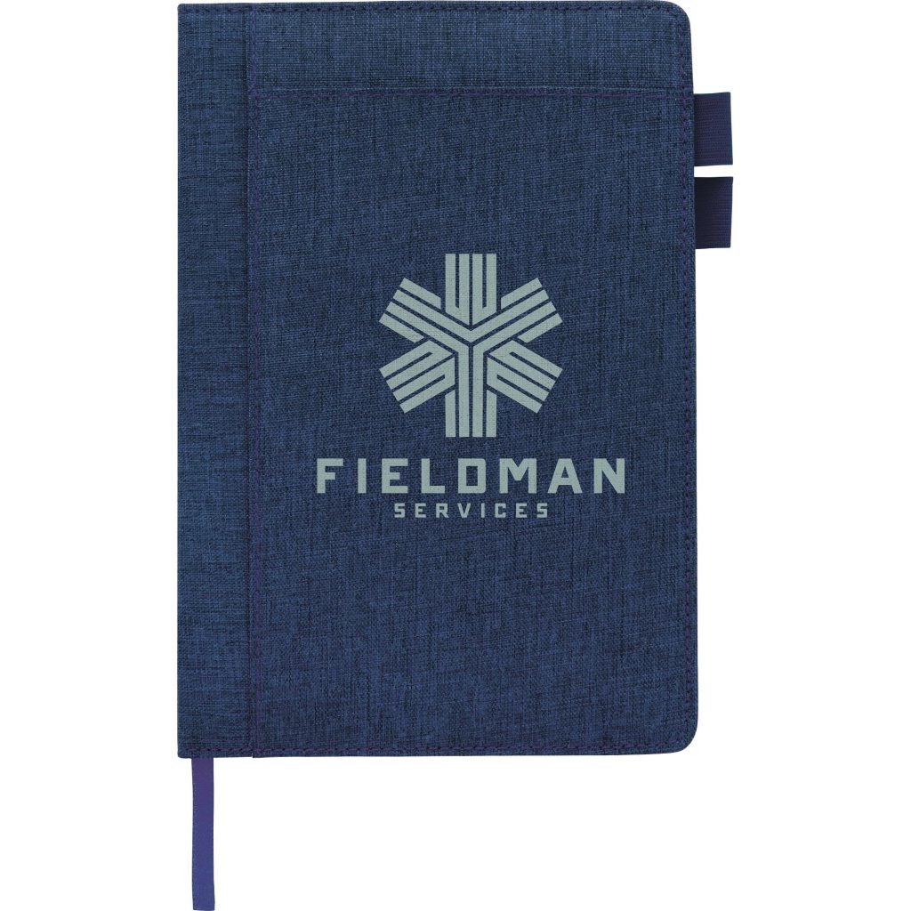 Promo Two-Pocket Journals - Promotional Pens Singapore - Gifts VV Available in 3 amazing item colors 客製 - Promotional Pens Singapore - Gifts VV Navy Two-Pocket Journal