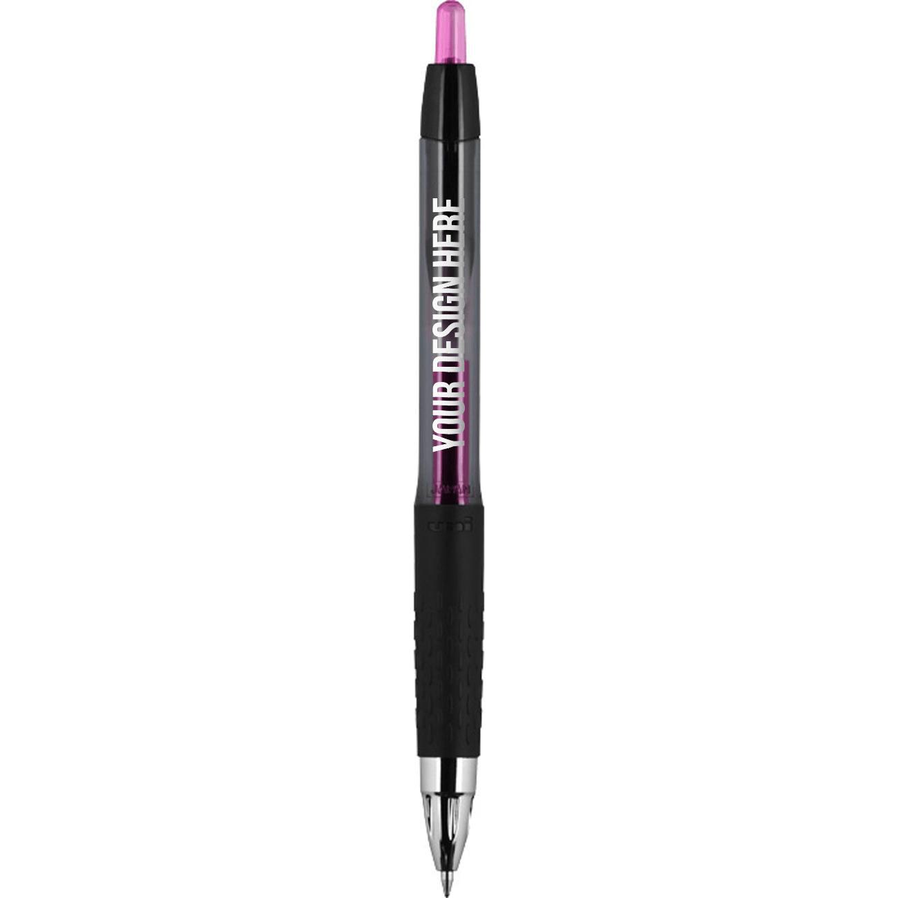 Black / Pink uni-ball 207 Gel Pen