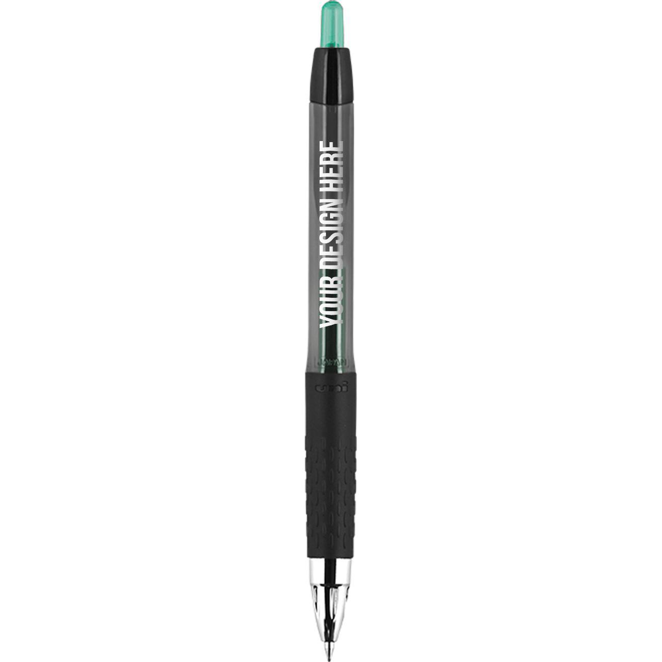 Black / Green uni-ball 207 Gel Pen