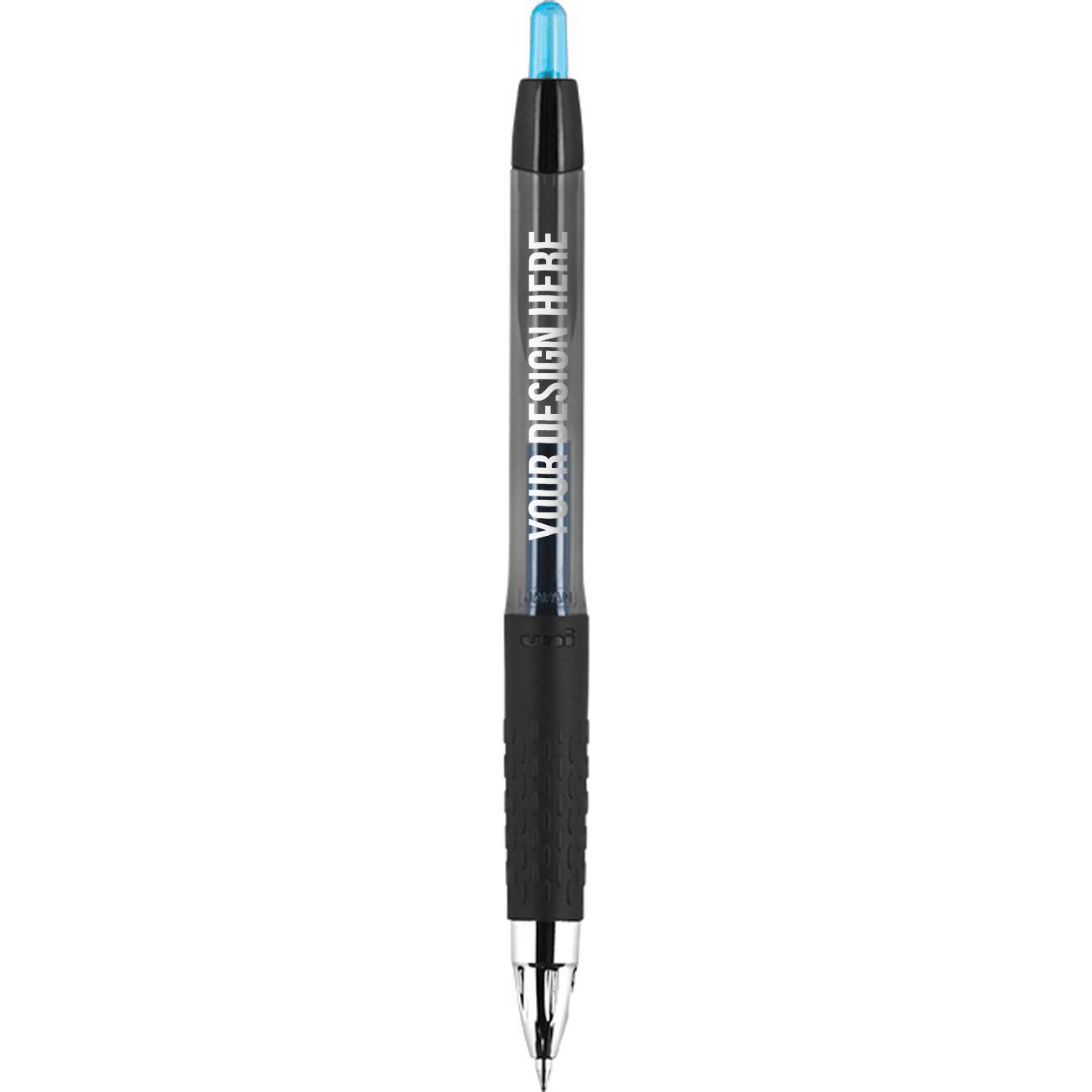 Black / Light Blue uni-ball 207 Gel Pen
