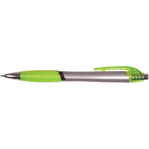 Promo Ventura Grip Pens - Promotional Pens Singapore - Gifts VV Free Setup 客製 - Promotional Pens Singapore - Gifts VV Silver / Lime Green Ventura Grip Pen