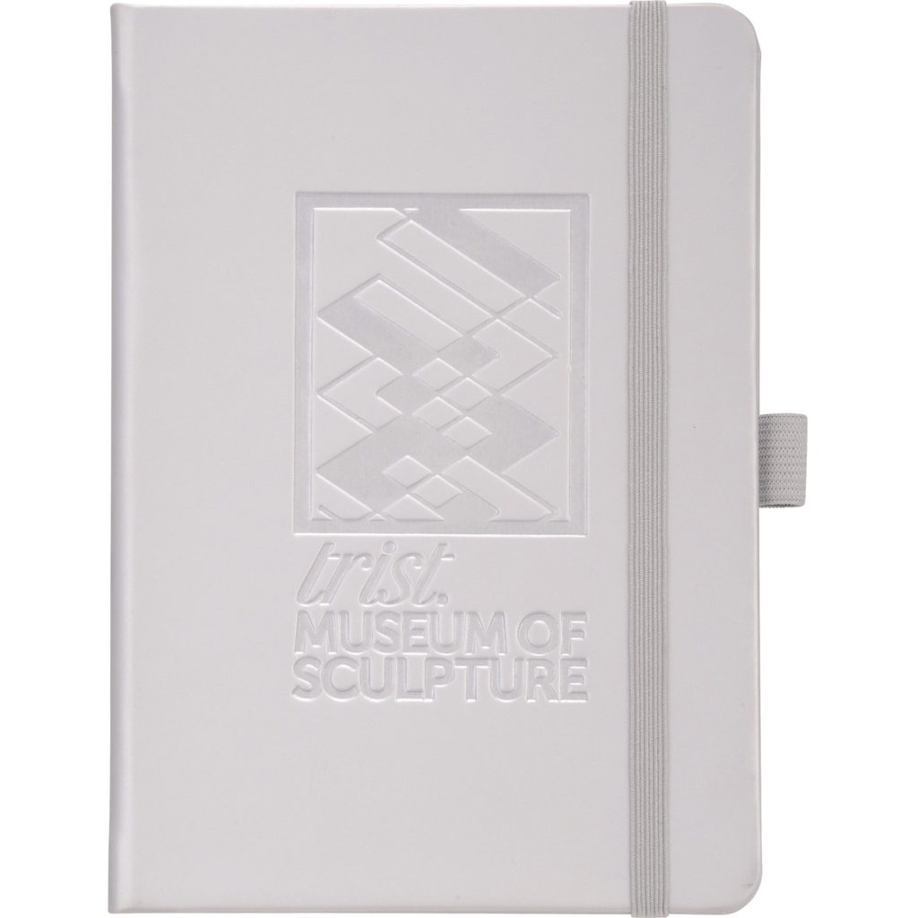 Promo Vienna JournalBooks - Promotional Pens Singapore - Gifts VV Available in 9 exciting item colors 客製 - Promotional Pens Singapore - Gifts VV Silver Vienna JournalBook