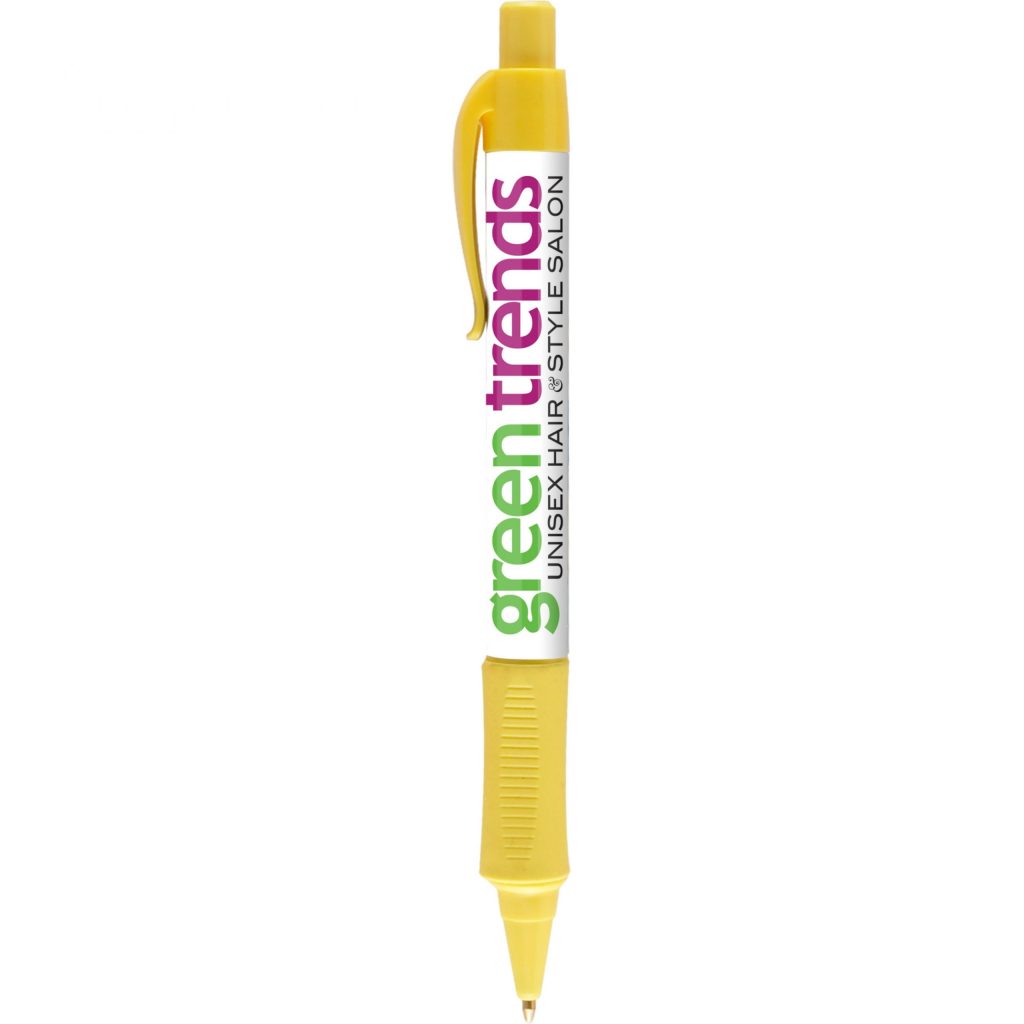 Logo Vision Brights Plus Pens - Promotional Pens Singapore - Gifts VV Free Shipping and Setup 客製 - Promotional Pens Singapore - Gifts VV Yellow Vision Brights Plus Pen