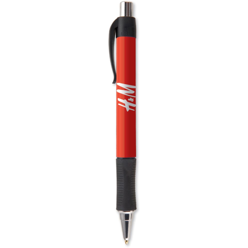 Logo Vision Grip Pens - Promotional Pens Singapore - Gifts VV Free Shipping and Setup 客製 - Promotional Pens Singapore - Gifts VV Red Vision Grip Pen