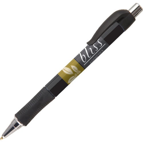 Logo Vision Grip Pens - Promotional Pens Singapore - Gifts VV Free Shipping and Setup 客製 - Promotional Pens Singapore - Gifts VV Black Vision Grip Pen
