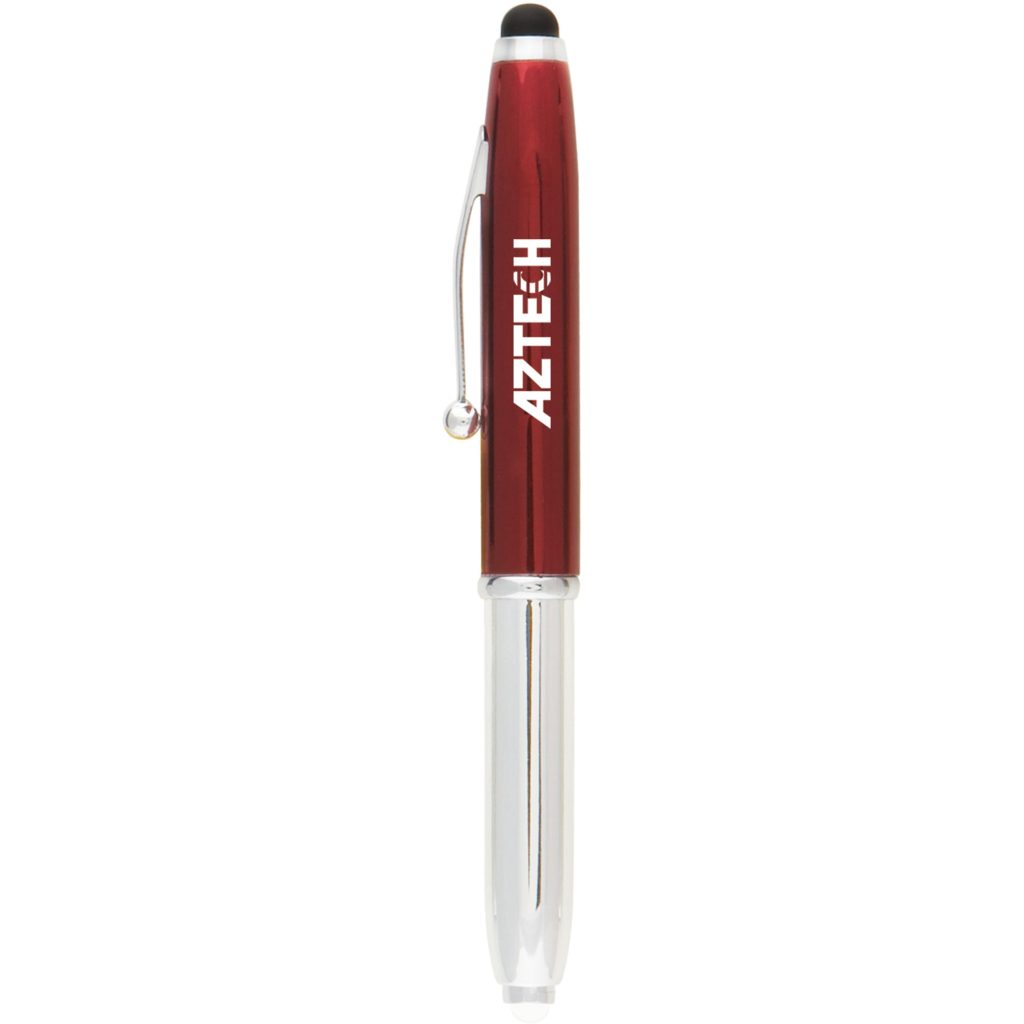 Logo Vivano Stylus Pens - Promotional Pens Singapore - Gifts VV Free Shipping and Setup 客製 - Promotional Pens Singapore - Gifts VV Red / Silver Vivano Stylus Pen