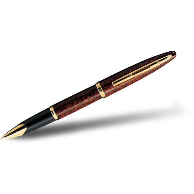 Printed Waterman Carène Roller Pens - Promotional Pens Singapore - Gifts VV Free Setup 客製 - Promotional Pens Singapore - Gifts VV Amber / Gold Waterman Carène Roller Pen