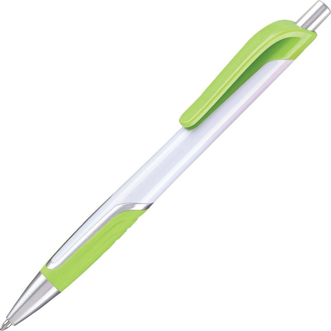 Green / White Wedge Pen