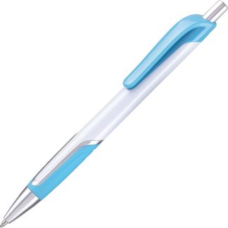 Light Blue / White Wedge Pen