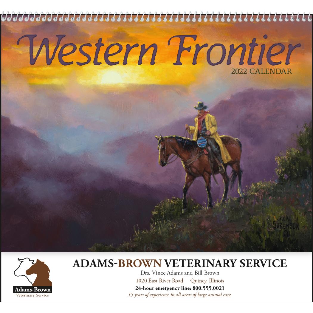 Giveaway Western Frontier Calendars - Promotional Pens Singapore - Gifts VV Free Setup 客製 - Promotional Pens Singapore - Gifts VV See Item Western Frontier Calendar