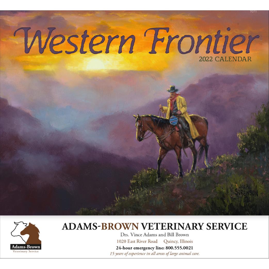 Promotional Western Frontier Calendars - Promotional Pens Singapore - Gifts VV Free Setup 客製 - Promotional Pens Singapore - Gifts VV See Item Western Frontier Calendar