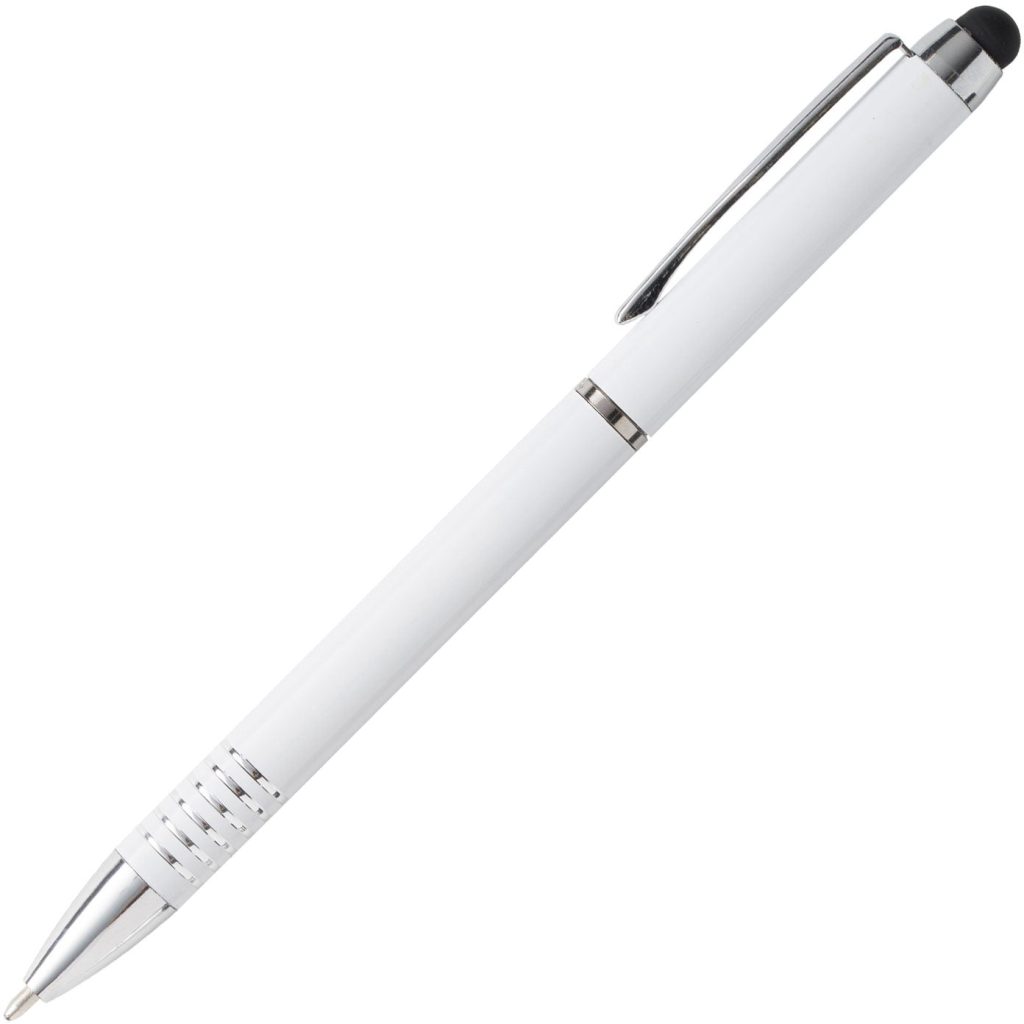 Customised Whitney Stylus Pens - Promotional Pens Singapore - Gifts VV Free Shipping 客製 - Promotional Pens Singapore - Gifts VV White Whitney Stylus Pen