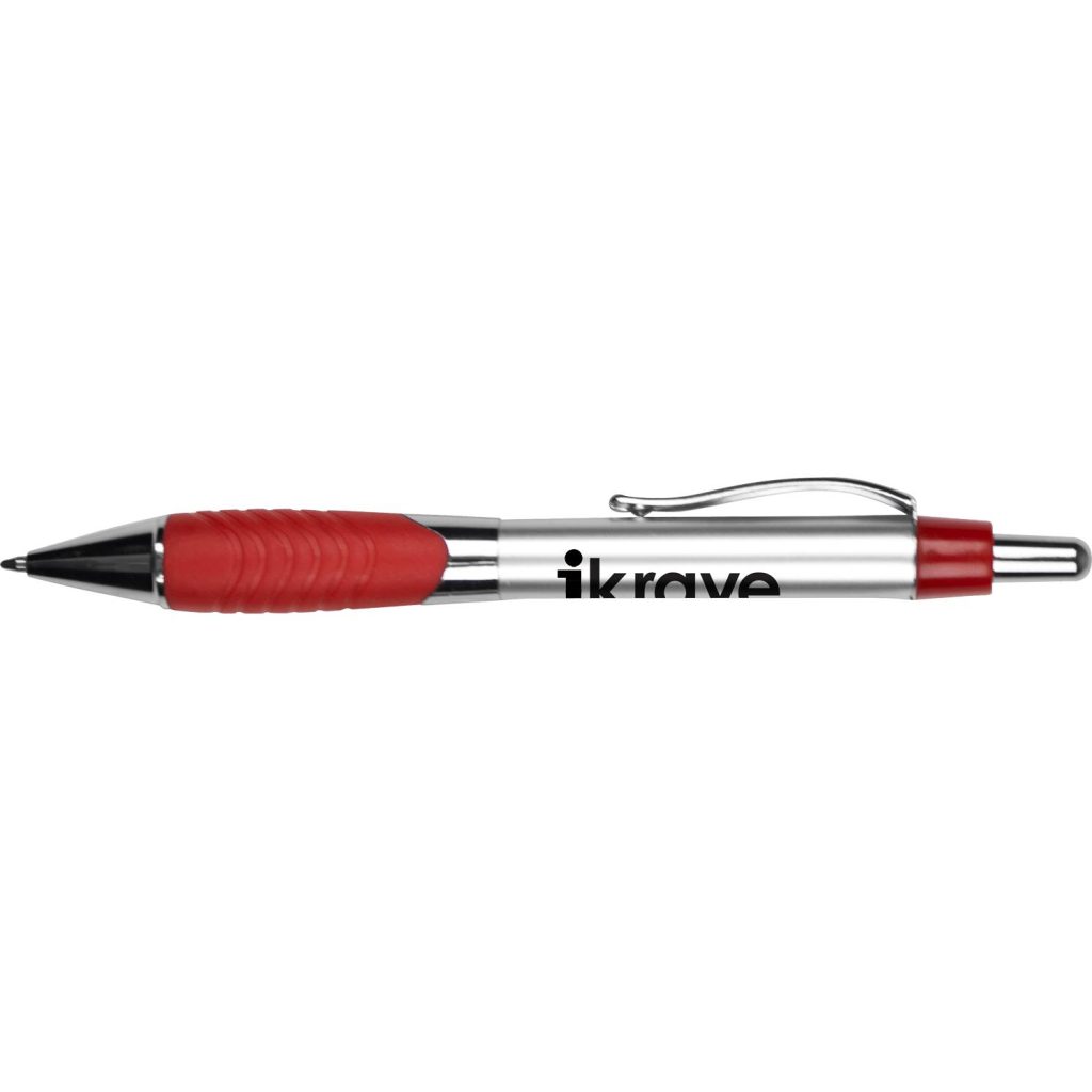 Silver / Red Wolverine Pen