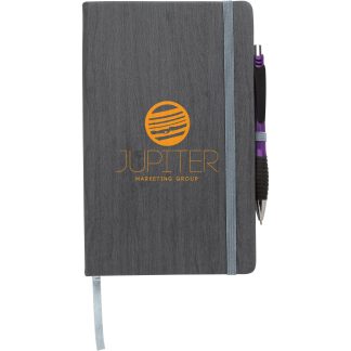 Charcoal Woodgrain Journal
