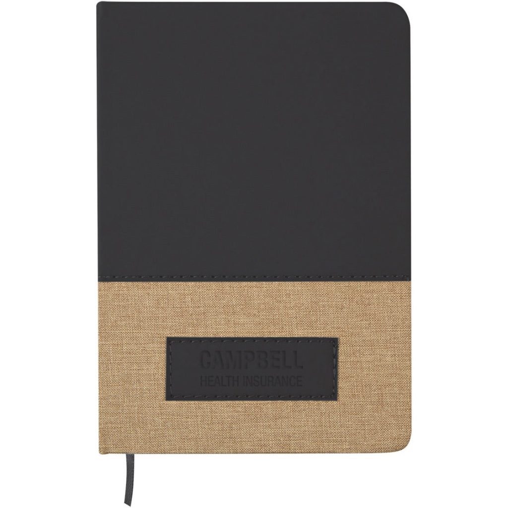 Logo Write Attendant Journals - Promotional Pens Singapore - Gifts VV Available in 5 awesome item colors 客製 - Promotional Pens Singapore - Gifts VV Black / Tan Write Attendant Journal