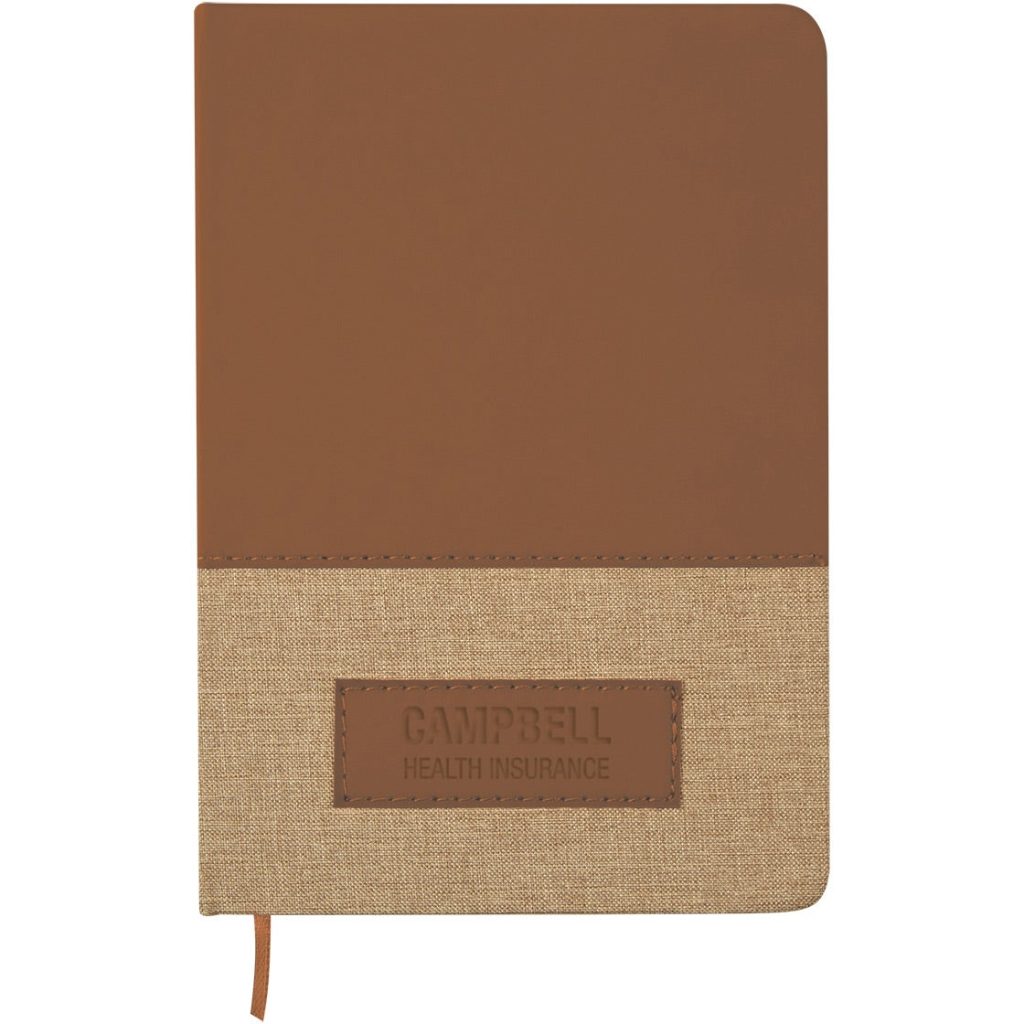 Logo Write Attendant Journals - Promotional Pens Singapore - Gifts VV Available in 5 awesome item colors 客製 - Promotional Pens Singapore - Gifts VV Brown / Tan Write Attendant Journal