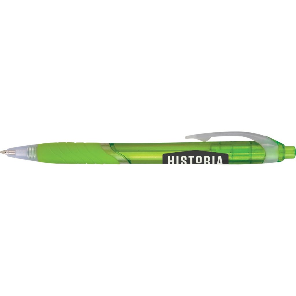 Translucent Chartreuse Zinnia Pen