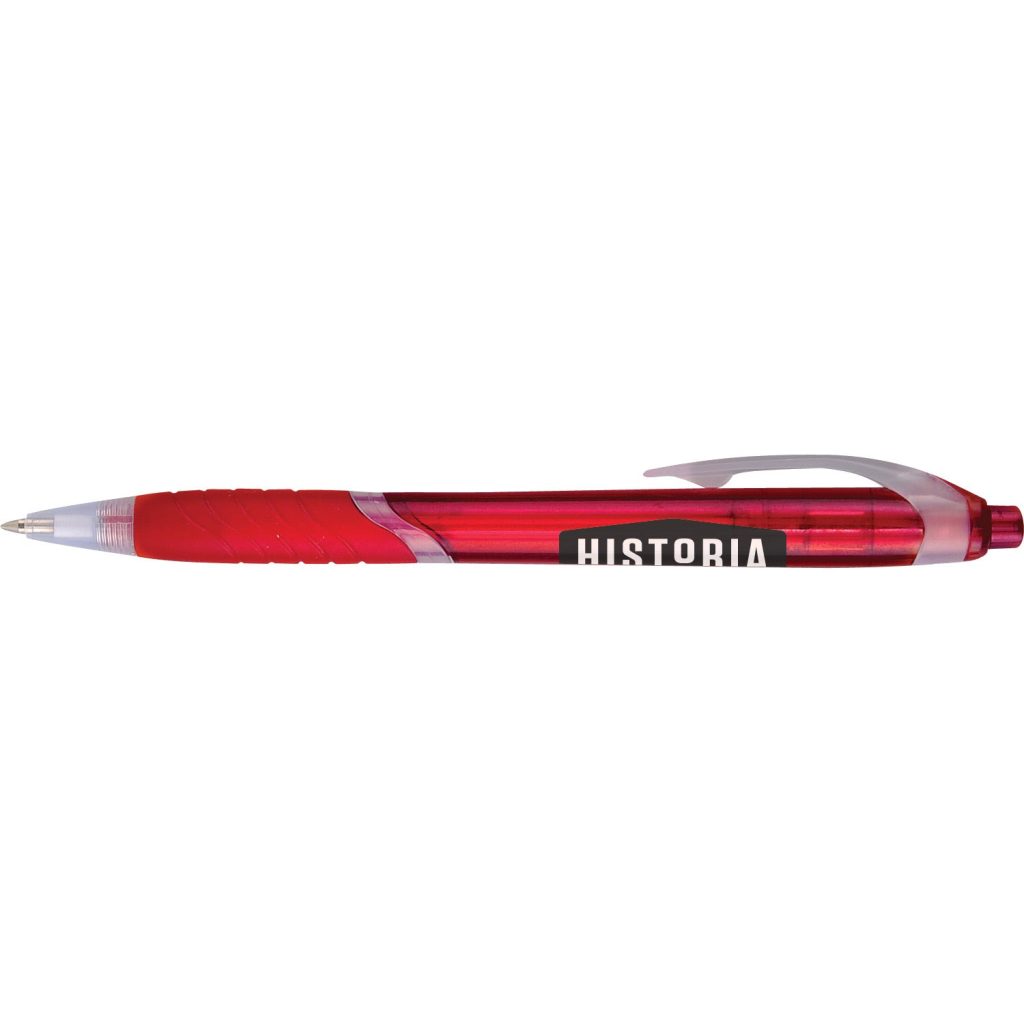 Translucent Red Zinnia Pen